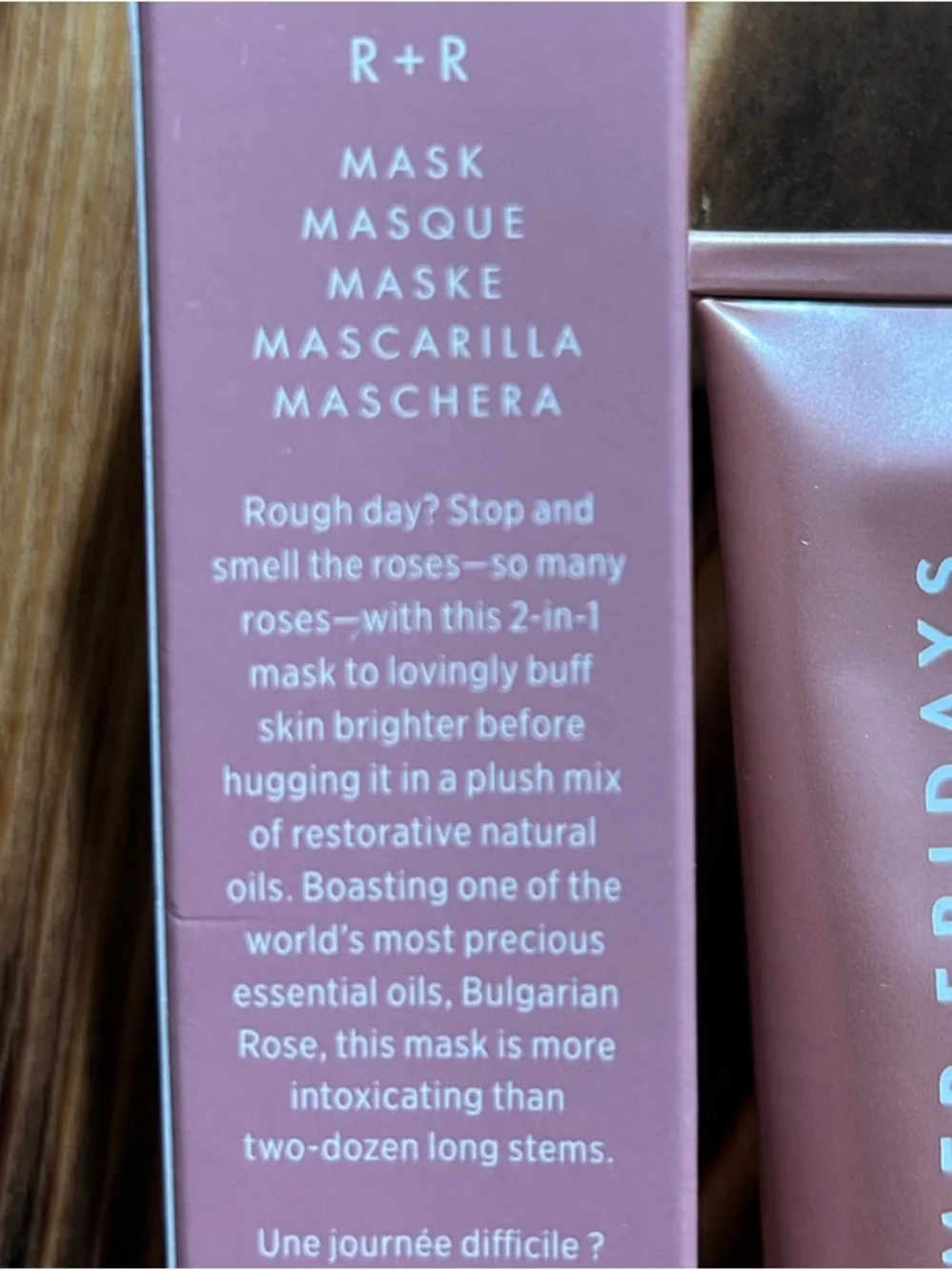 Summer Fridays R+R Mask - Mauve Pink Glow Treatment Tube
